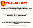 Maksuohjeet tilaajalle.